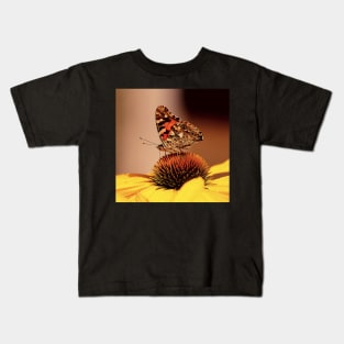 Butterfly Blooming Flower Kids T-Shirt